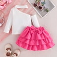 thumbnail image 5 of MEZZALL Girls Outfits Sets Toddler Summer Casual Tops With Layered Skirt Breathable Outfits For Baby 1-4 Years Old Comfortable Playwear Soft Baby Dailywear, 5 of 9