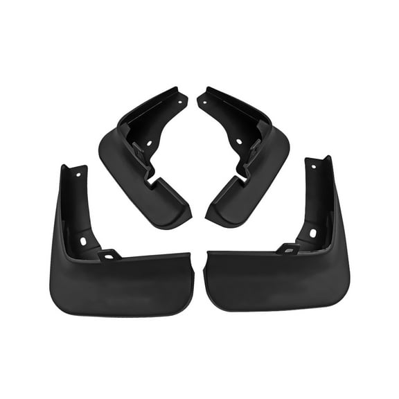 Mudguards For Mazda 3 BM BN 2014-2018, No Drilling Mud Flaps Accessories, 4PCS Front & Rear Mudguards-black