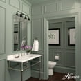 thumbnail image 3 of Hunter - Cypress Grove 4-light Natural Black Iron, Medium Size Vanity Light, Dimmable, Transitional Style, for Bedrooms, Kitchens, Dining, Living Rooms - 19259, 3 of 8
