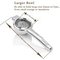 thumbnail image 1 of Fameei:Lemon Squeezer, Lemon Lime Squeezer, Lemon Squeezer Stainless Steel, Manual Lemon Squeezers Hand Lime Juicer Press Lemon Press, 1 of 5