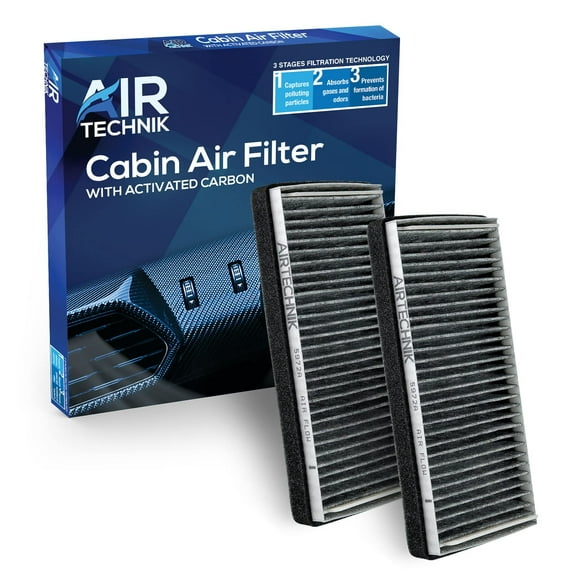 AirTechnik CF5972A Cabin Air Filter w/Activated Carbon Fits Select 1996-2012 Mercedes Benz E320, S430, S500, CL500, CL600, E300, Maybach 57, Maybach 62 - CU2745-2/2108300018