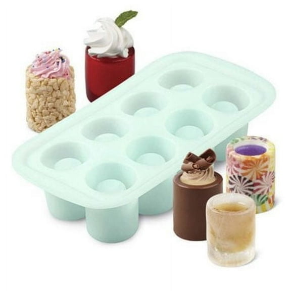 Wilton Shot Glass Silicone Mold, 8 cavity