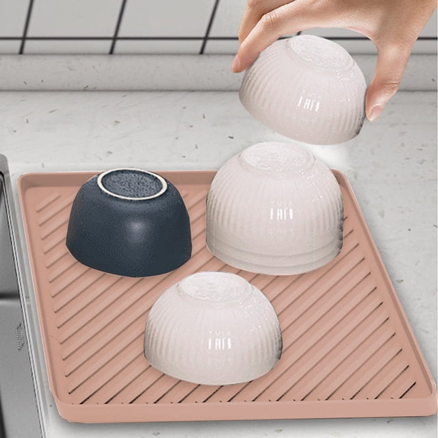 RuiJiao Clearance Tray PlacematSpice Bottle HolderHeat Insulation MatTea Cup Storage MatCup MatDrainer Mat
