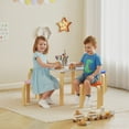 thumbnail image 2 of Qaba Kids Table and Chair Set, Kids Table and 4 Chair Set for Toddlers, 2 of 10