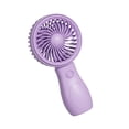 thumbnail image 2 of BESEW7 Portable Handheld Fan Rechargeable, Mini Desk Fan with 3 Speeds for Home Outdoor Beach Walking Travel Birthday Gifts for Women Purple, 2 of 9