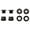 Black, variant on Wolf Tooth 1X Alloy Chainring Bolts Set of 4 - Red