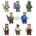 thumbnail image 3 of Herobrine Ghast Wither Steve With My World Action Figures Model Building Blocks Bricks Set Gifts Toys For Children, 3 of 4