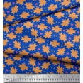 thumbnail image 3 of Soimoi Blue Poly Georgette Fabric Geometric Ikat Decor Fabric Printed Yard 42 Inch Wide, 3 of 3