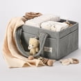 thumbnail image 4 of Baby Diaper Caddy Organizer for Changing Table, Baby Basket for Diapers, Portable Nursery Storage Basket, 4 of 14