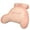 Pink, variant on Aoresac Brown Reading Pillow with Armrests, Medium Adult Backrest Support for Sitting Up in Bed with Washable Cover (20.08 in / 51 cm)