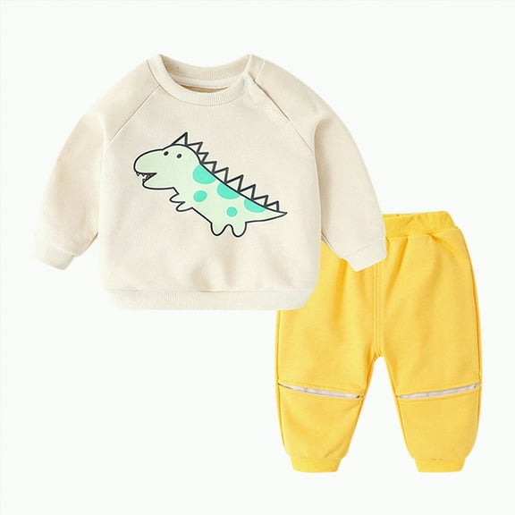 Futezty Toddler Boys Girls Clothes Fall Winter Outfit Sets, Baby Boy Girl Outfits 6M 12M 24M 2T 3T 4T 5T 3PCS
