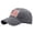 Grey, variant on Womens and Mens USA Flag Embroidery Baseball Cap, Washed Vintage Cotton Unisex Dad Hat, Adjustable Casual American Flag Embroidered Cap for Daily Wear Outdoor Activities and Beach Vacation Black