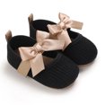 thumbnail image 2 of Yoyauz Baby Girl Mary Jane Shoes Anti Slip Rubber Sole Ballet Slippers Princess Dress Wedding Shoes Newborn Kids Shoes Toddler Shoes（0-12 Month）, 2 of 7
