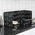 thumbnail image 1 of Kitchen Foldable Splash Guard Aluminum Foldable Splash Guard Foldable Cooking Splash Guard for Kitchen Cooking Plate Splash Screen Protector 2pcs Black, 1 of 5