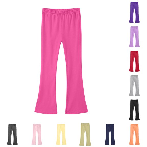 Vividxx Pants For Girls High Waist Soft Stretch Casual Pants For Girls Comfortable Everyday Wear Classic 8-10 Years