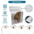 thumbnail image 6 of Funny Tigers Table Runner 108 Inches, Cute Art Fun Lovely Animals on Toilets Bed Runner Dresser Scarves Tabletop for Indoor Outdoor Parties/Ceremony/Banquet, 13"x 108", 6 of 8