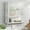 White, variant on Bathroom Wall Cabinet,23.6'' W Glass Doors Modern Two-door Wall Cabinet with Open Shelf and Towel Rack for Bathroom,White