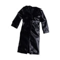thumbnail image 4 of jiaping 1/12 Long Coat Fashion Notch Lapel Miniature Windproof Overcoat, Open Front Coat black, 4 of 8