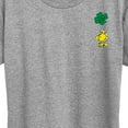 thumbnail image 3 of Peanuts - St. Patrick's Woodstock Clover - Women's Short Sleeve Graphic T-Shirt, 3 of 6