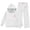 White, variant on Ndbuld Kids Winter Hooded Sweatshirt Wide Leg Pants Set, Fleece Lined Warmth Casual Sports Two Piece Tracksuit