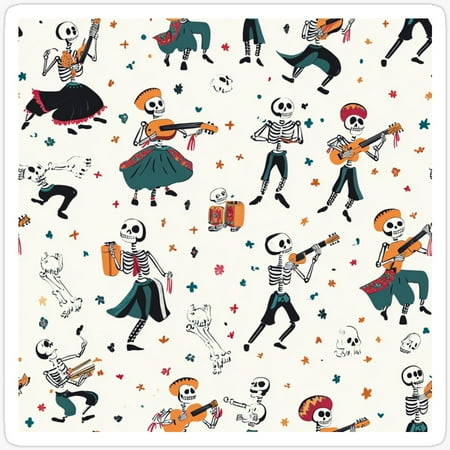 Souls Dance For Day Of The Dead Sticker Kir-1972