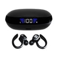 thumbnail image 2 of Bearachild 1 par de auriculares inalámbricos compatibles con Bluetooth IPX6 Auriculares recargables impermeables Control de voz Auriculares Cables de audio/vídeo Negro, 2 of 6
