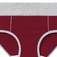 thumbnail image 5 of Bigersell Workout Underwear for Women Clearance High Waisted Thong Underwear G-Strings Panty Style P-667 Nylon Period Panties Cotton Thongs Ladies Briefs Mid Waist Women's Bikini Panties Wine 3Xl, 5 of 5