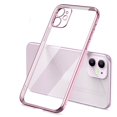 thumbnail image 1 of Funda Transparente De Lujo Para iPhone 11 , 12 , 13 , 14 , Pro Max Plus , Marco Cuadrado , TPU , Cubierta Trasera, 1 of 4