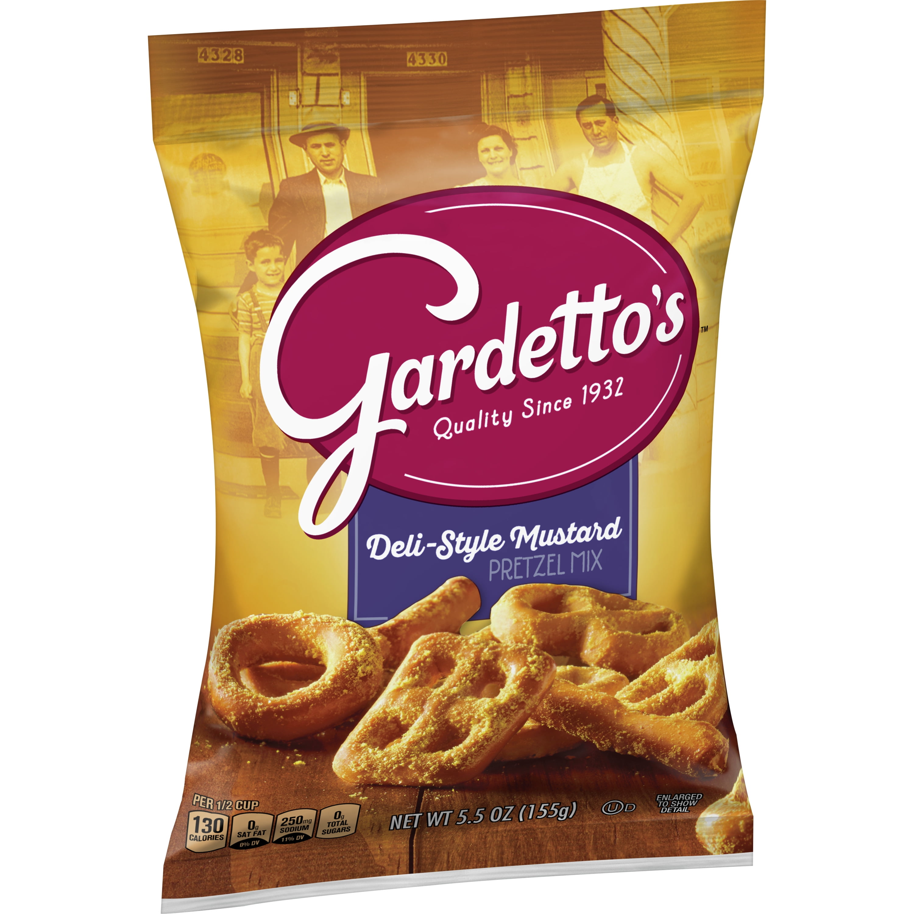 Gardetto's Deli Style Mustard Pretzel Mix, 5.5 OZ