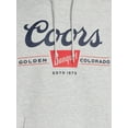 Coors Men's and Big Men's Graphic Hoodie with Long Sleeves, Sizes S3XL