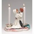 thumbnail image 3 of 9 Inch "Oh How They Dance" Center Piece Couple Taper Candle Holder, 3 of 3