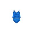 thumbnail image 1 of La Blanca Womens Twist Front Hi Rise 2 Piece Tankini, Blue, Plus Size, 22W, 1 of 1