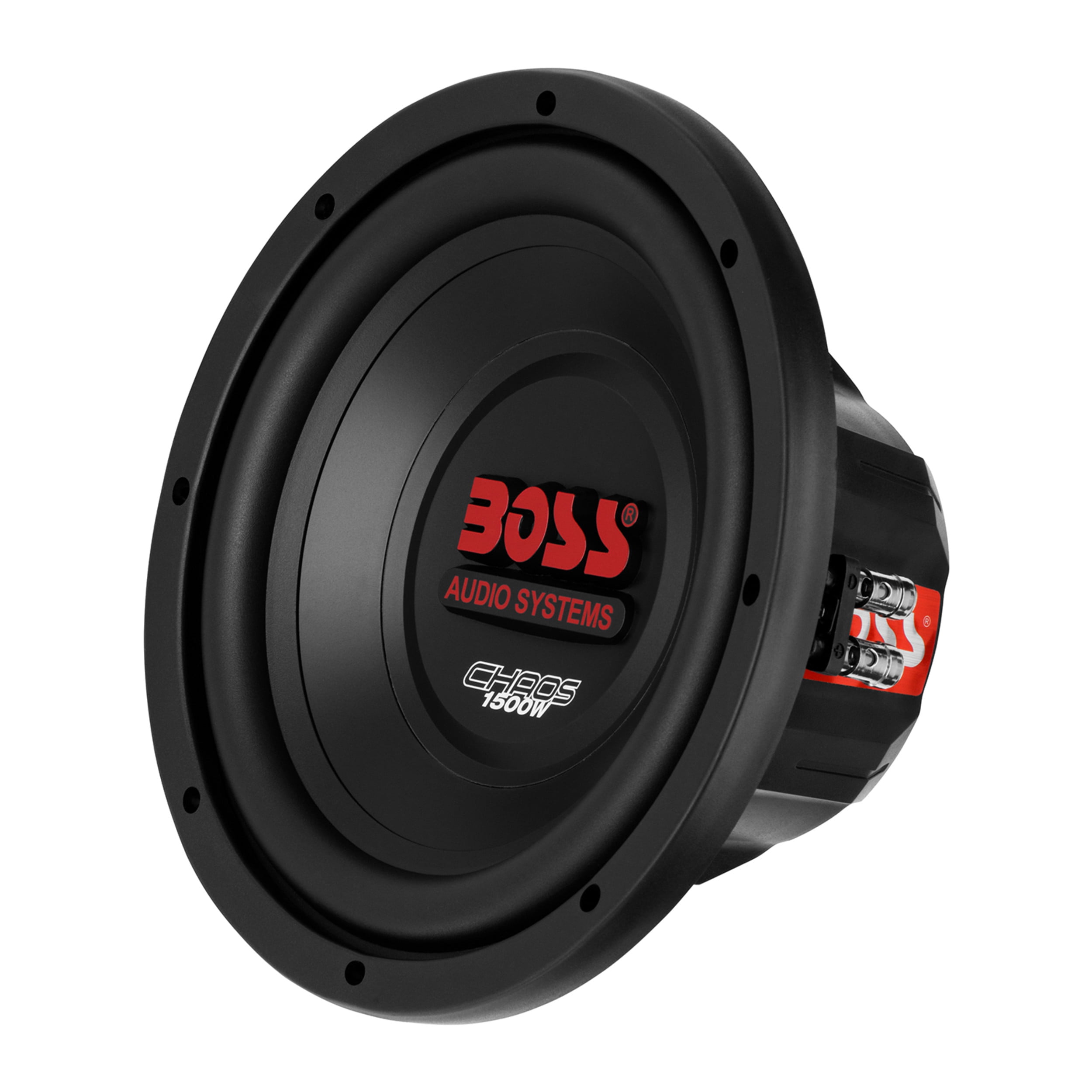 BOSS Audio Systems CH10DVC Chaos Series 10 inch Car Audio Subwoofer - 1500 Watts Max, Dual 4 Ohm Voice Coil, Sold Individually, for Truck, Boxes and Enclosures, Use With Amplifier