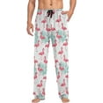 thumbnail image 4 of GZHJMY Pink Flamingo Men's Pajama Pants, Soft and Comfortable Lounge Sleep Bottoms with Pockets, Men's Sleepwear with Custom Print, X-Large, 4 of 7