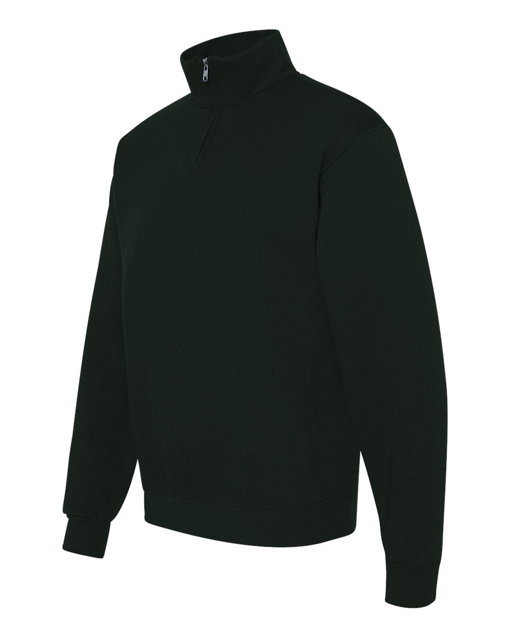 50//50 NuBlend Quarter-Zip Cadet Collar Sweatshirt 995M -CHARCOAL GREY-L Jerzees mens 8 oz