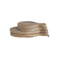 thumbnail image 5 of Creative Co-Op Mini Wood Serving Boards with Handles, Set of 4, 2 Styles, 5 of 6