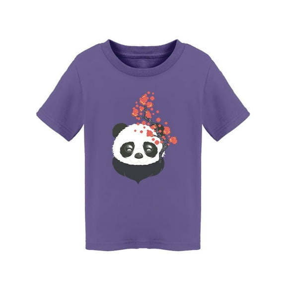 Cute Panda Bear With Sakura Tree T-Shirt Toddler -Image by Shutterstock, 3 Toddler