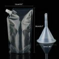 thumbnail image 3 of 13 Pcs Concealable Reusable Drinks Plastic Flasks Liquor Pouch with Funnel;13 Pcs Concealable Reusable Drinks Plastic Flasks Liquor Pouch, 3 of 4