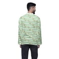 thumbnail image 4 of Atasi Chemise Kurta en Coton à Patte de Boutonnage pour Hommes Imprimée Courte Décontractée, 4 of 5