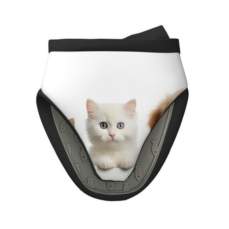 

Pofeuu Cute Kittens And Puppy Print Thickened Mini Silicone Oven Mitts Heat Resistant Rubber Oven Mitt Gloves Finger Pinch Grips Pot Holder Silicone Potholder