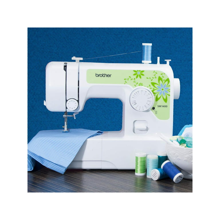 Brother Sewing Máquina de coser de 14 puntadas, color blanco