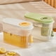 thumbnail image 2 of Matsuzay Bebida espesada para hervidor resistente, hervidor de agua fría doméstico ABS con junta resistente a impactos e impactos Utensilios de cocina amarillo, 2 of 6
