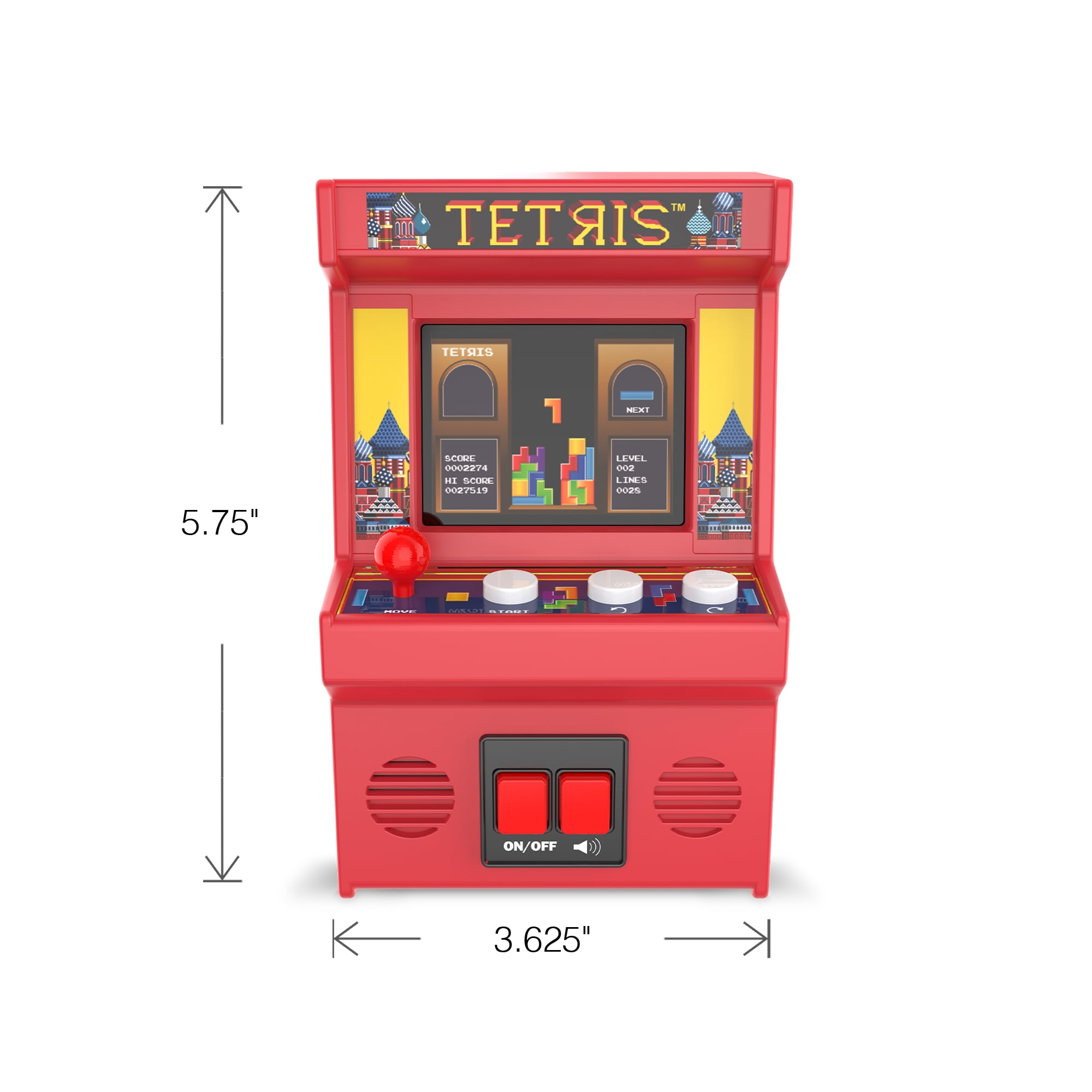 Arcade1Up - Tetris Handheld Arcade Game, Arcade Classics,  Children Ages 8 Years and Up