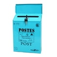 thumbnail image 2 of Lefu Vintage Wall Mount Mailbox Mail Retro Postal Letter Newspaper Box Waterproof, 2 of 10