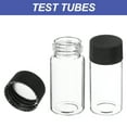thumbnail image 4 of 20ml Clear Glass Vials, 15 Pack Sample Vials with Screw Cap Reagent Media Bottle with Labels Leak-Proof Liquid Sample Glass Vial for Lab Laboratory, 4 of 6