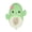 Green, variant on Squishmallows Women’s Maui the Pineapple Indoor Step-in Slipper, Women’s Dual Sizes 7-12