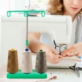 thumbnail image 2 of Rushay Thread Spool Holder Stand 3 Spools Holder, Lightweight, Wiring Rack, Detachable, Green, 2 of 9