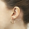 thumbnail image 5 of 14K Yellow Gold J Hoop Fashion Earrings for Women - Assorted Sizes Available, 5 of 5
