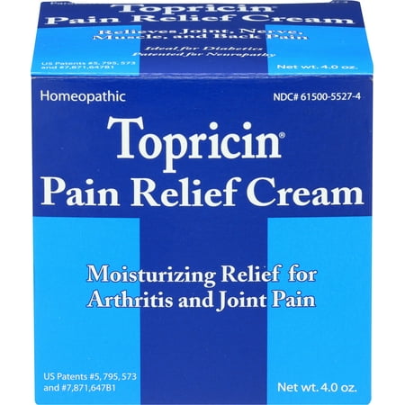 Topricin Pain Relief Cream 4oz Jar