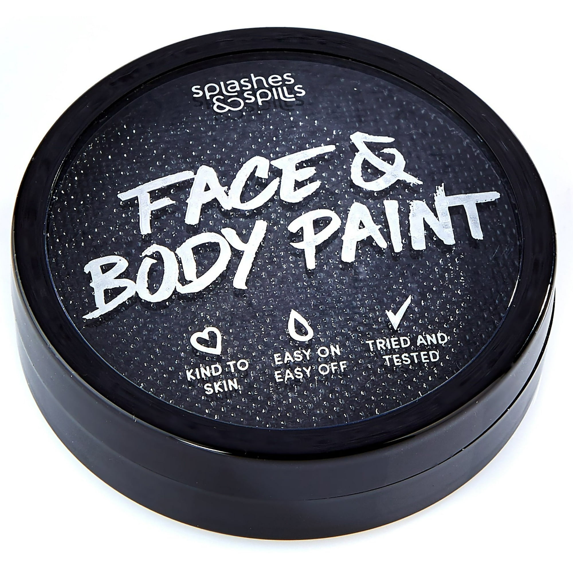 Face and Body Paint Cream - White, 18g Cake Tub - Pretend Costume and Dress  Up Makeup by Splashes & Spills